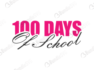 100 days svg, 100 days, school svg