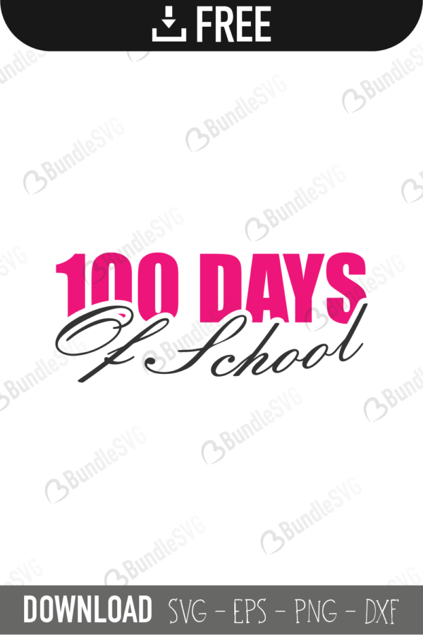 100 days svg, 100 days, school svg