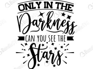 only, darkness, can, you, see, stars, free, svg free, svg cut files free, download, cut file,