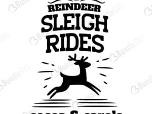 reindeer, sleigh, rides, cocoa, carols, free, svg free, svg cut files free, download, cut file,