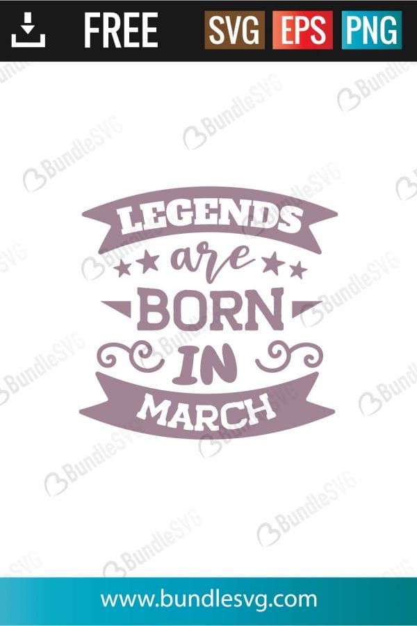 legends are born in march