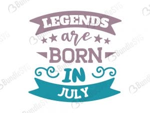 legends are born in july