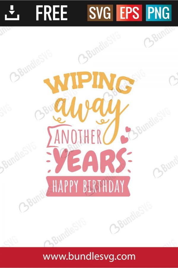 Wiping away another years svg
