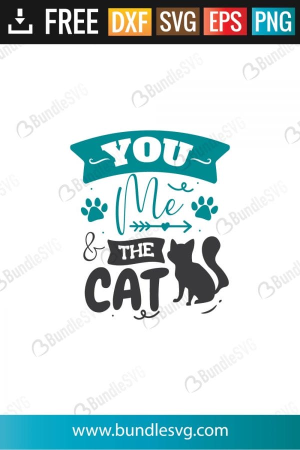 You Me The Cat SVG Files