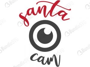 Santa Cam SVG Files