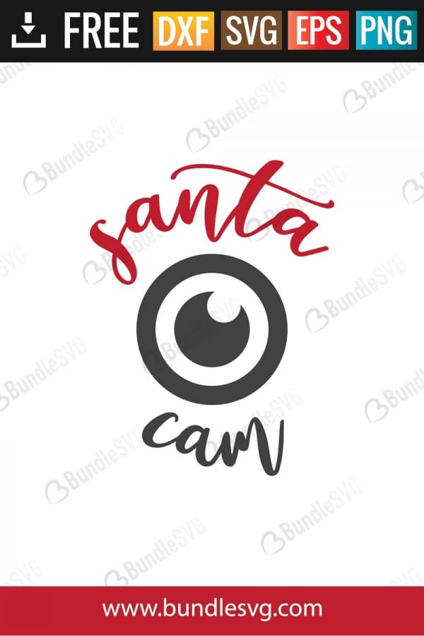 Santa Cam SVG Files