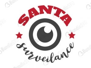 Santa Surveilance SVG Files