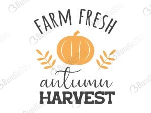Farm Fresh Autumn Harvest SVG Files
