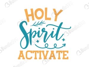 Holy Spirit Activate SVG Files