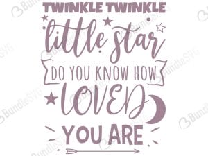 Twinkle Twinkle Little Star SVG Files