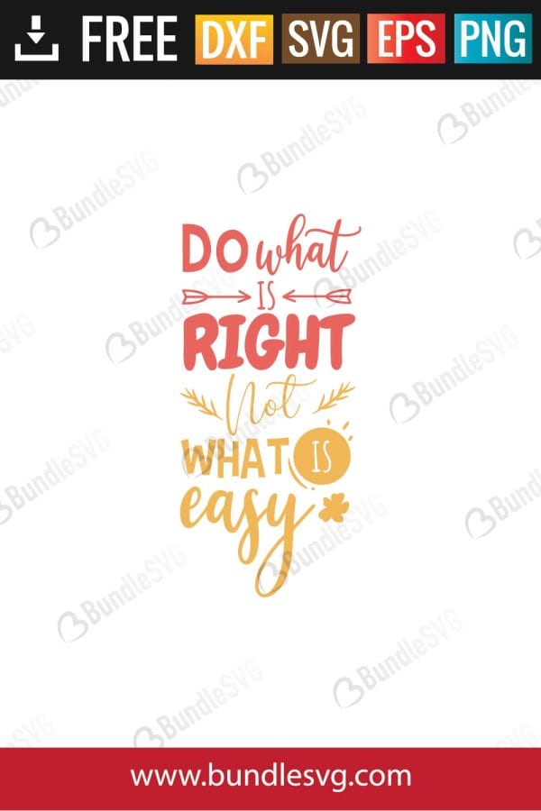 Do What Is Right Svg
