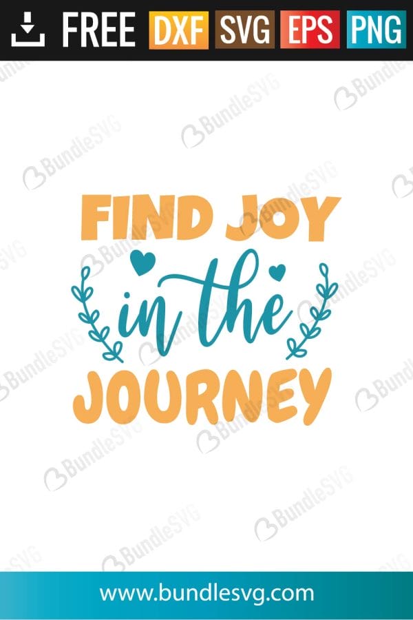 Find Joy In The Journey Svg