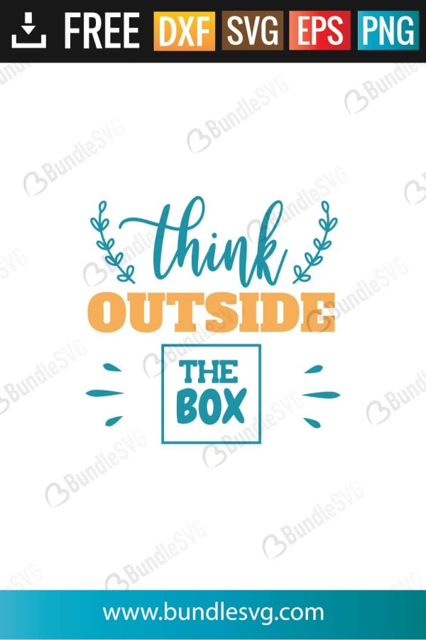 Think Outside The Box Svg