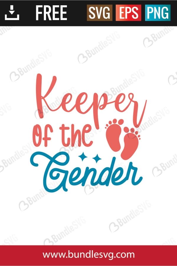 Keeper Of The Gender SVG Files