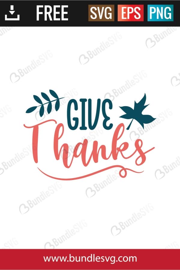 Give Thanks Svg