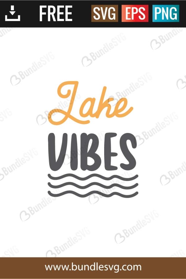 Lake Vibes SVG