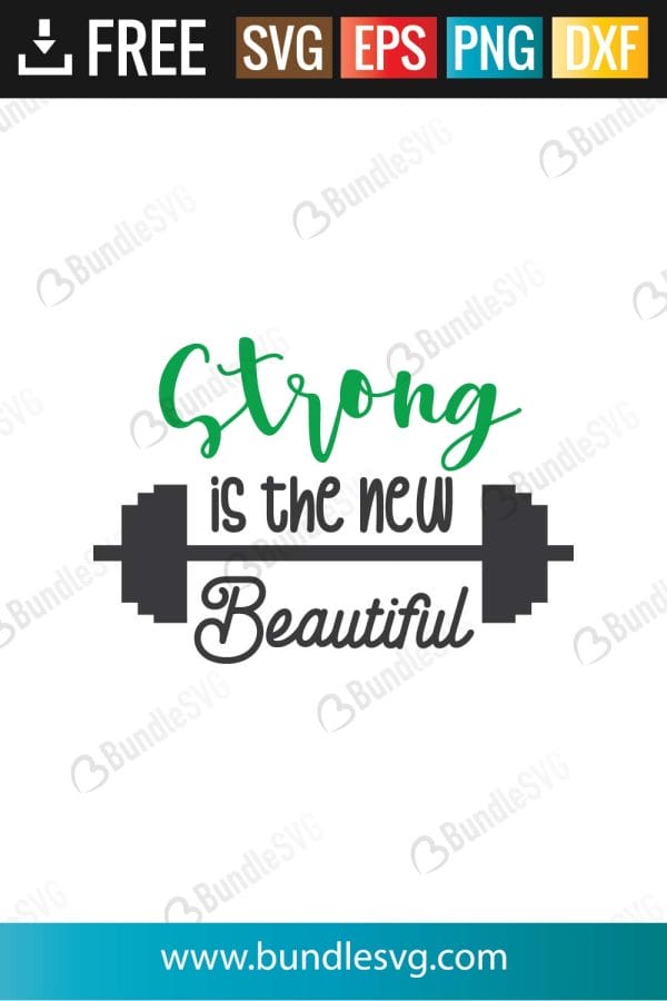 Strong Is The New Beautiful SVG