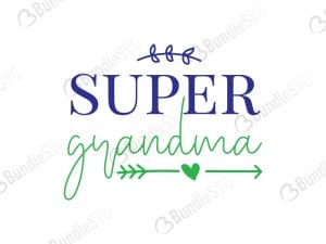 Super Grandma SVG