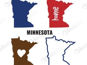 Minnesota Maps SVG