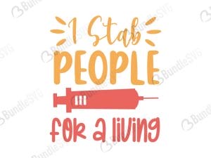 I Stab People For A Living SVG