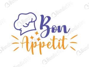Bon Appetit SVG Cut Files