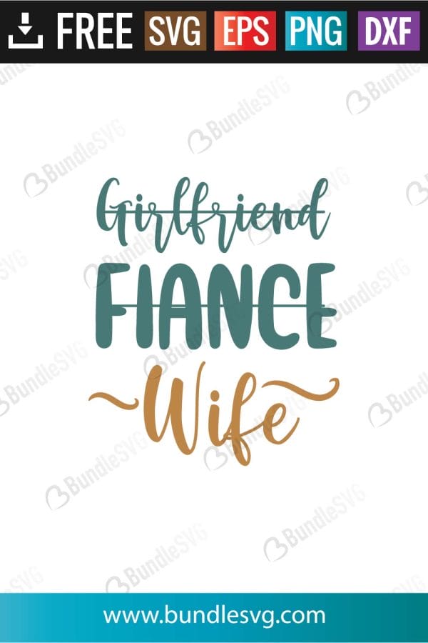 Girlfriend Fiance Wife SVG