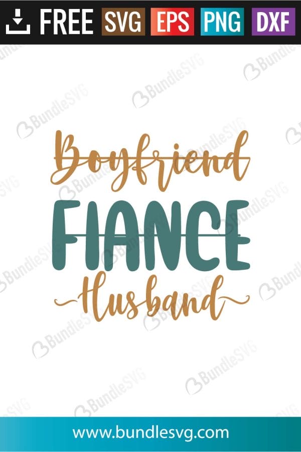 Boyfriend Fiance Husband SVG