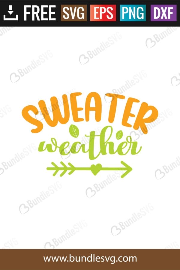 Sweater Weather SVG