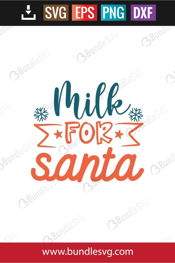 Milk For Santa SVG