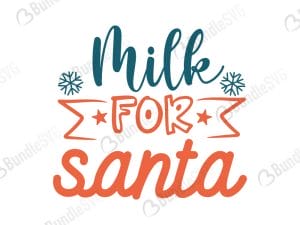 Milk For Santa SVG