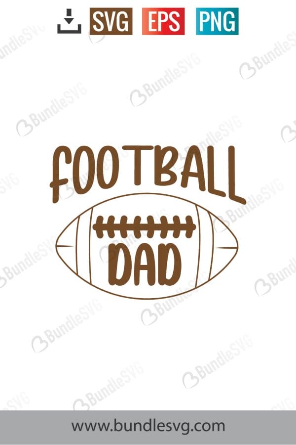 Football Dad SVG Cut Files
