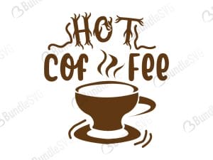 Coffee Cup And Saucer Svg