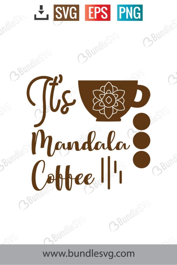 Coffee Cup Mandala Svg