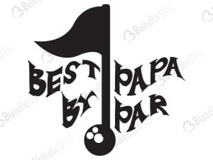 Best Papa By Par Svg