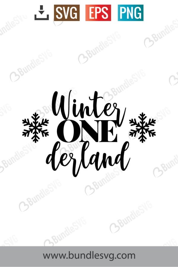 Winter Onederland Svg