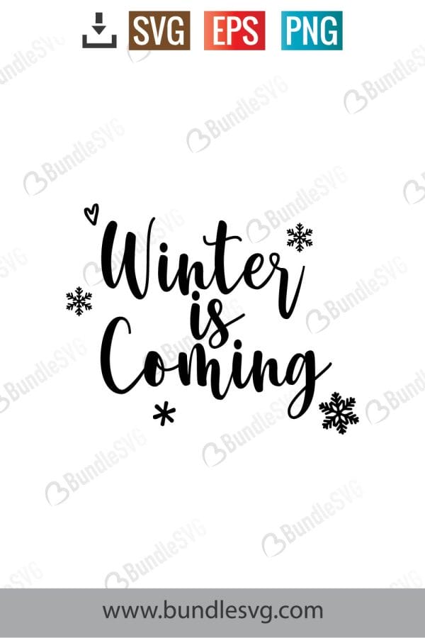 Winter Is Coming Svg