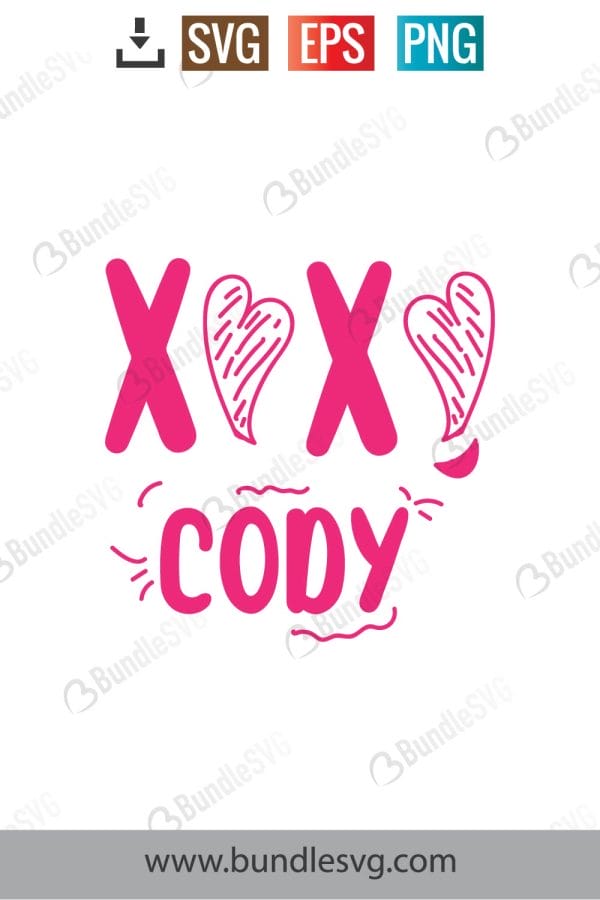 Xoxo Cody Svg