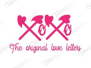 Xoxo The Original Love Letters Svg