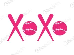 Xoxo Baseball Svg