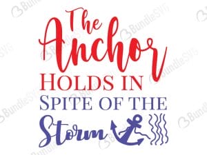 The Anchor Holds In Spite Of The Svg
