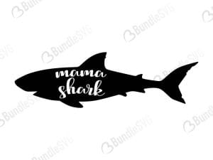 Mama Shark Svg