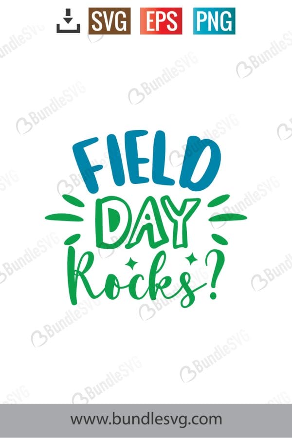 Field Day Rocks SVG Cut Files