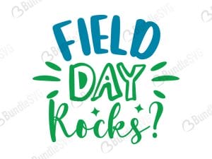 Field Day Rocks SVG Cut Files