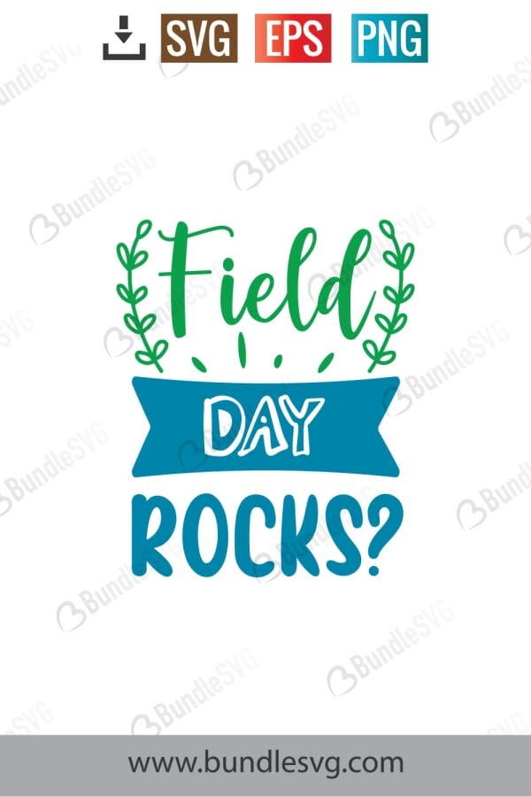 Field Day Rocks SVG Files