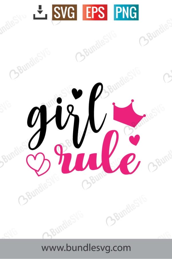 Girl Rule SVG Cut Files