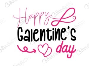 Happy Galentine's Day SVG Cut Files