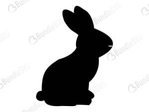 Bunny Silhouette Svg