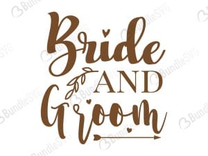 Bride and Groom SVG Cut Files