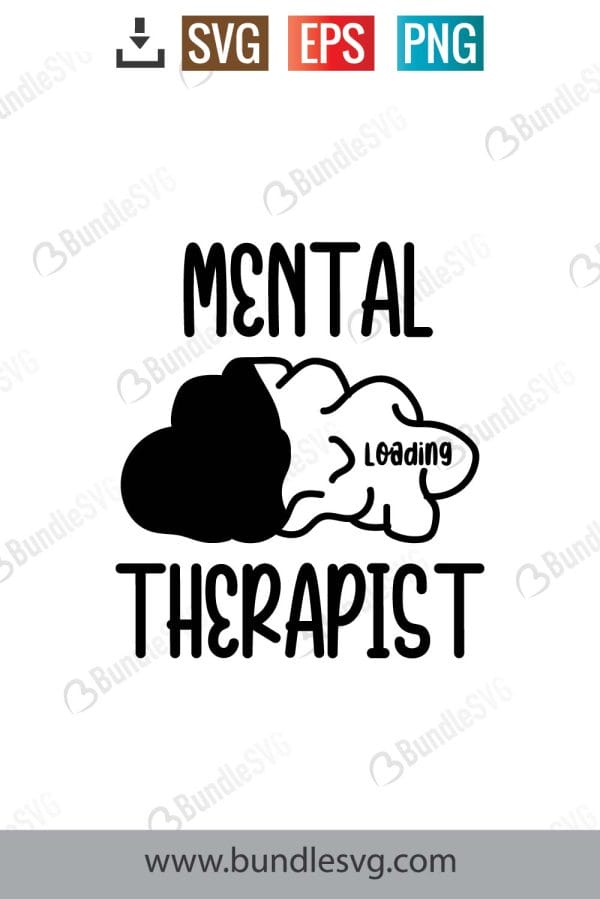 Mental Health Therapist Svg