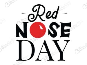 Red Nose Day Svg